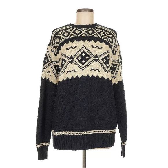 Vintage 90s POLO SPORT SPORTSMAN RALPH LAUREN Hand Knit Sweater Pattern Mens M - Picture 1 of 3